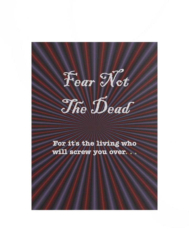 Fear Not the Dead Poster product image (1)