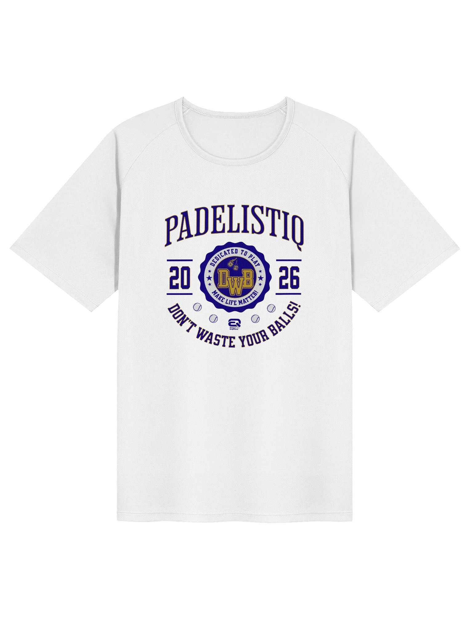 Unisex Sports Jersey EQALL® PADELISTIQ Academy_White / Blue product image (2)