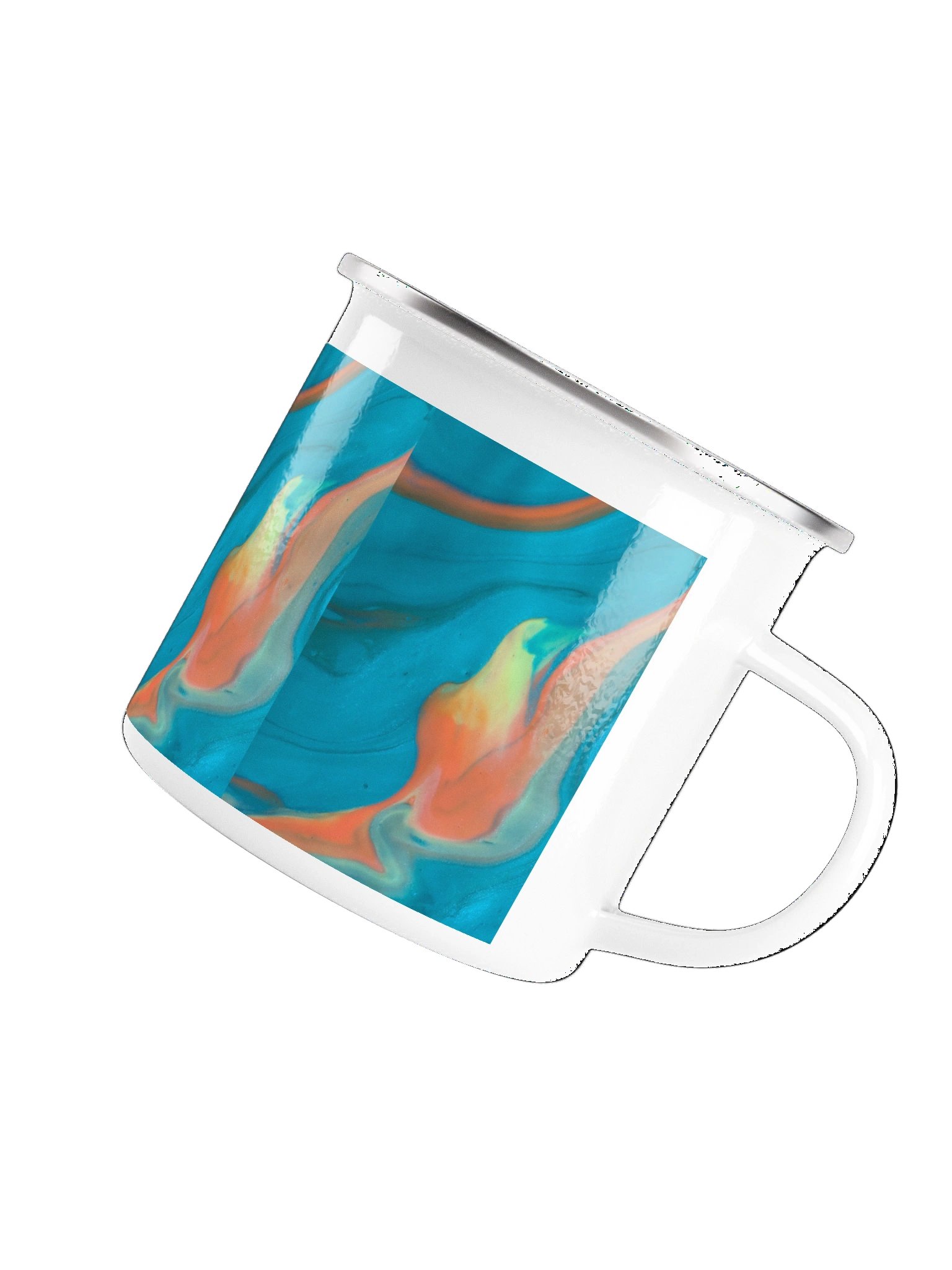 Orange Bird in Blue Sky Mug product image (5)