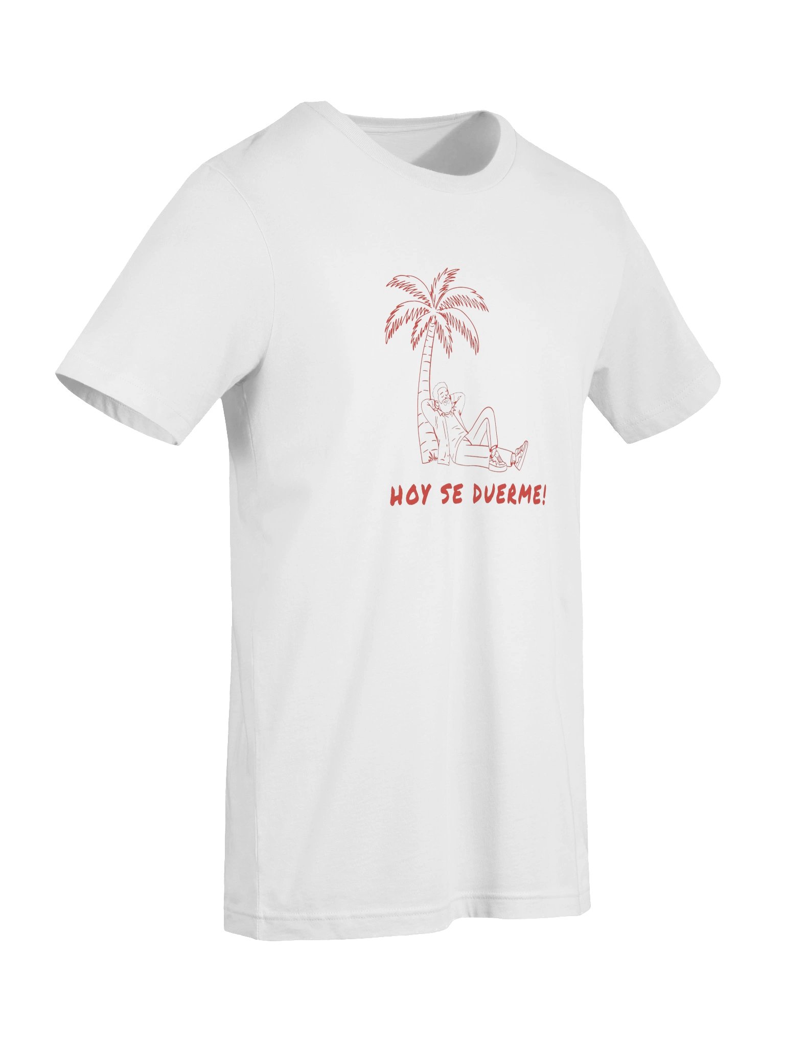 Hoy Se Duerme Tee — White & Vintage White product image (7)