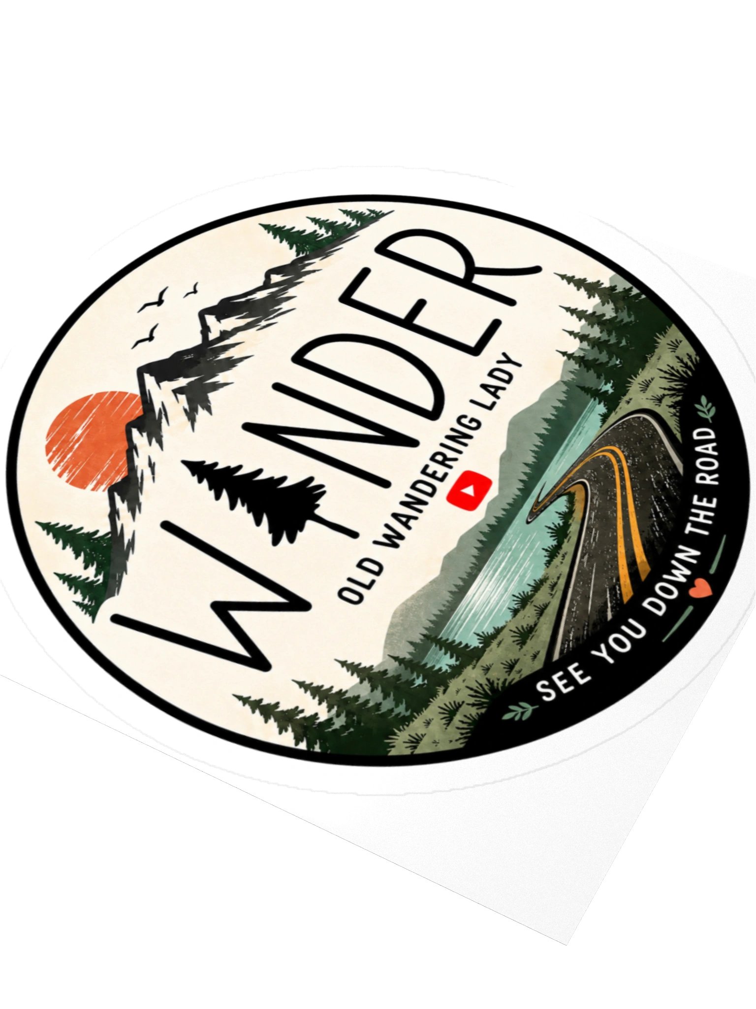 Wandering Nomad 3" Decal product image (3)