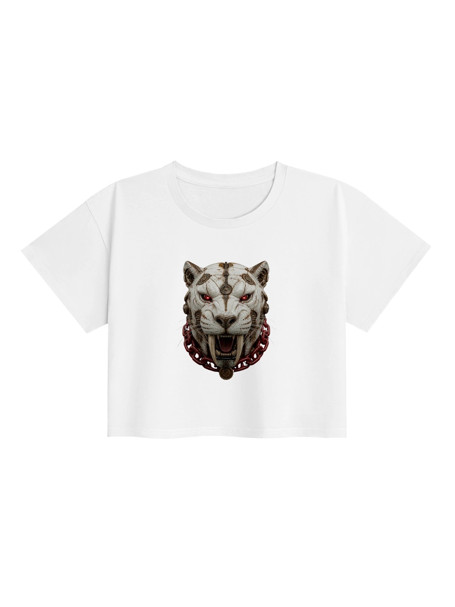 Mechanical Tiger Cyberpunk - Crop Top product image (1)