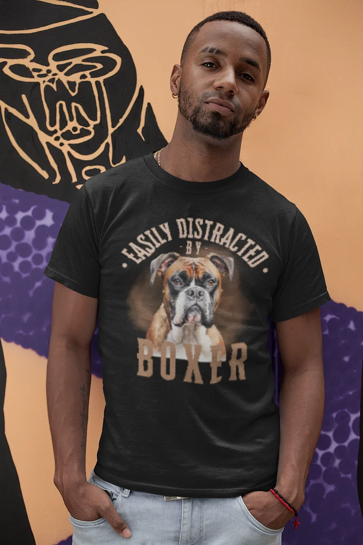 Dark Color Easily Distracted By Boxer Regular Fit T-shirt product image (1)