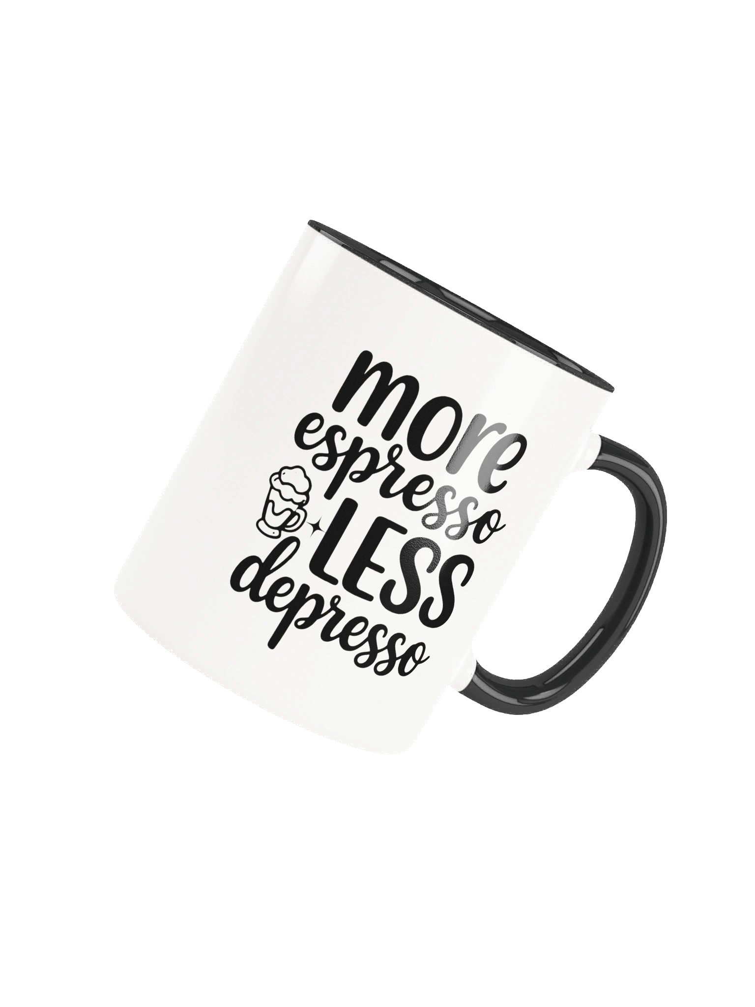 More Espresso Less Depresso Ceramic Mug product image (5)