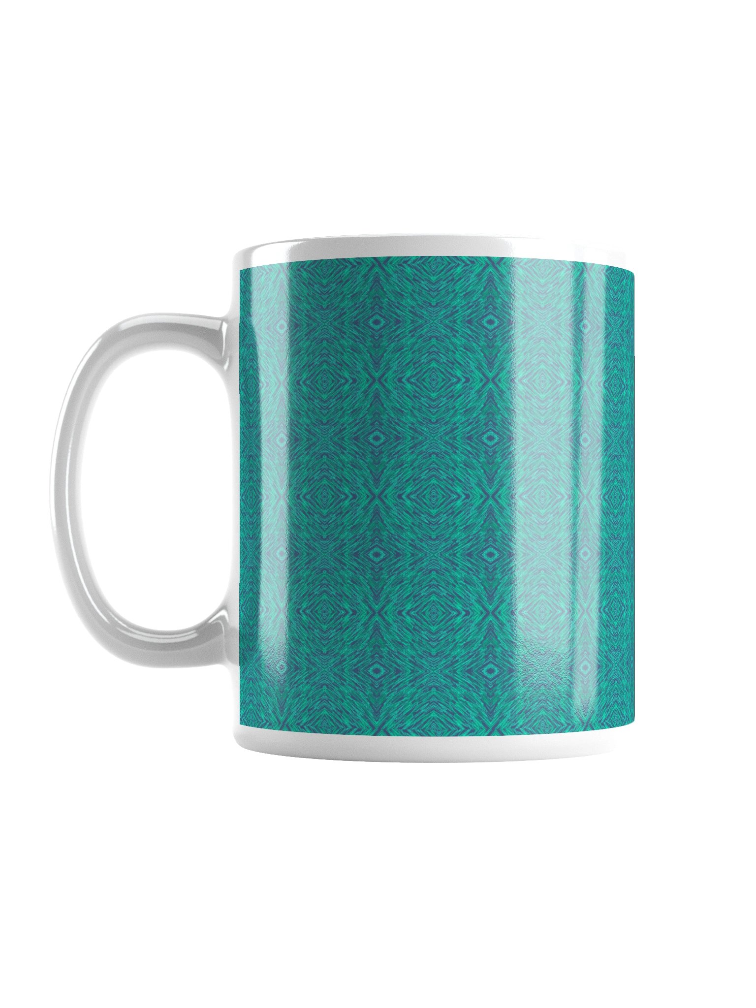 Moss Frost – White Glossy Mug product image (4)