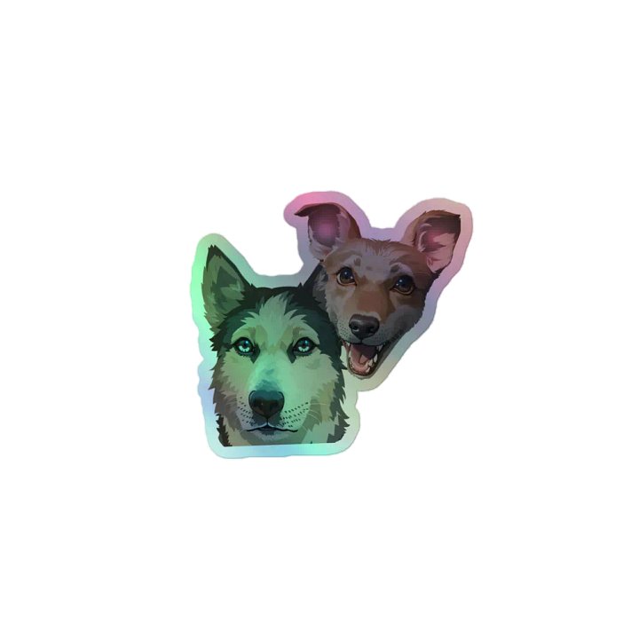 Luna and Mango Holo Sticker product image (1)