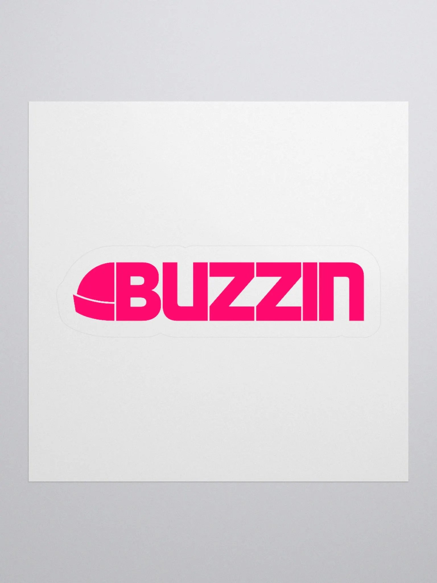 BuzzIn Red Logo Sticker product image (1)