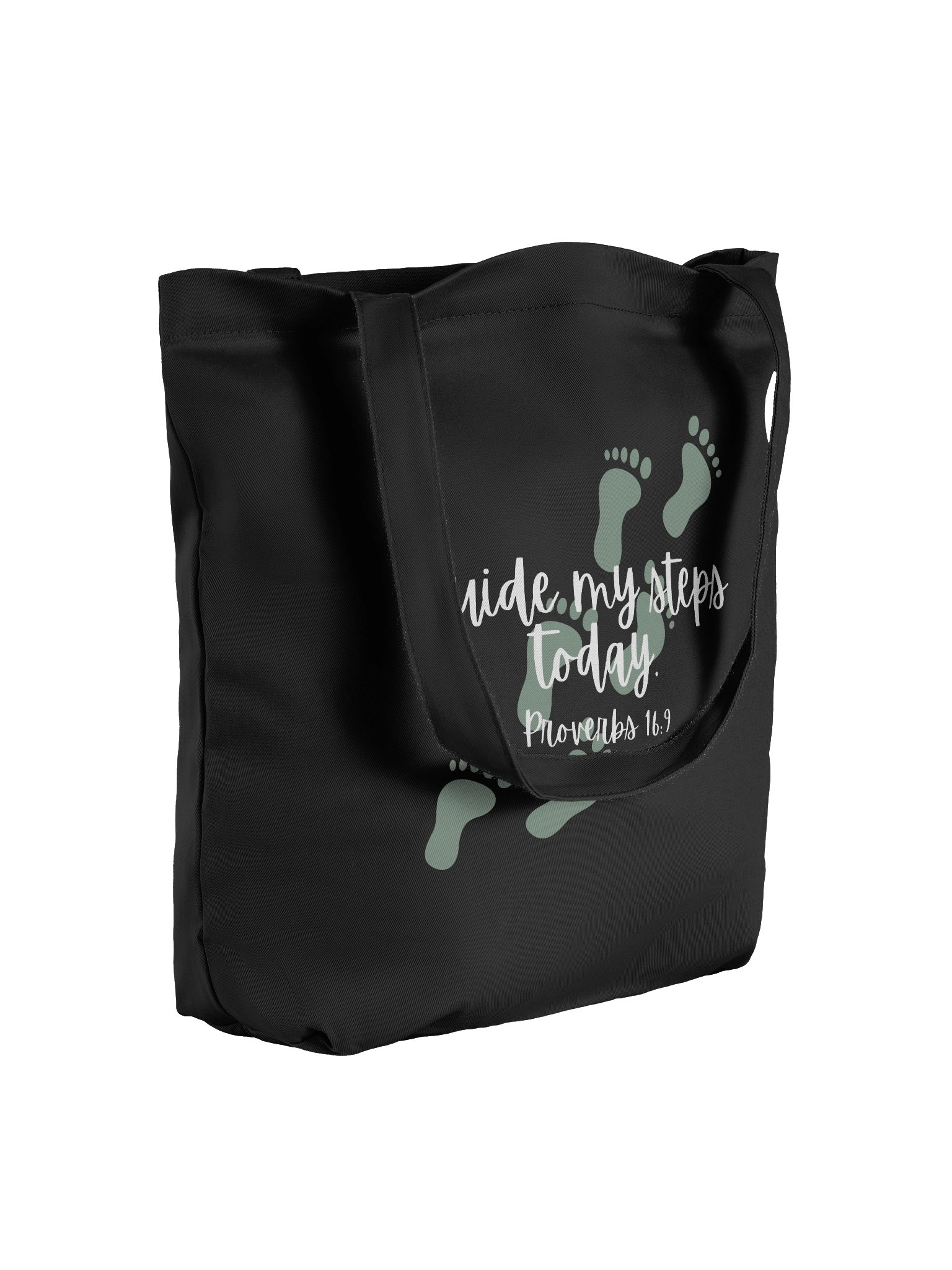 Guide My Steps Today — Dark Tote Bag product image (4)