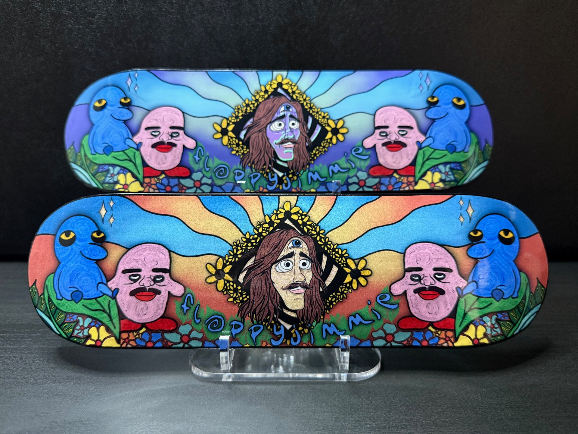 *LIMITED EDITION* 5 YEAR ANNIVERSARY COLLECTIBLE NIGHT / DAY HANDBOARDS !!! product image (1)