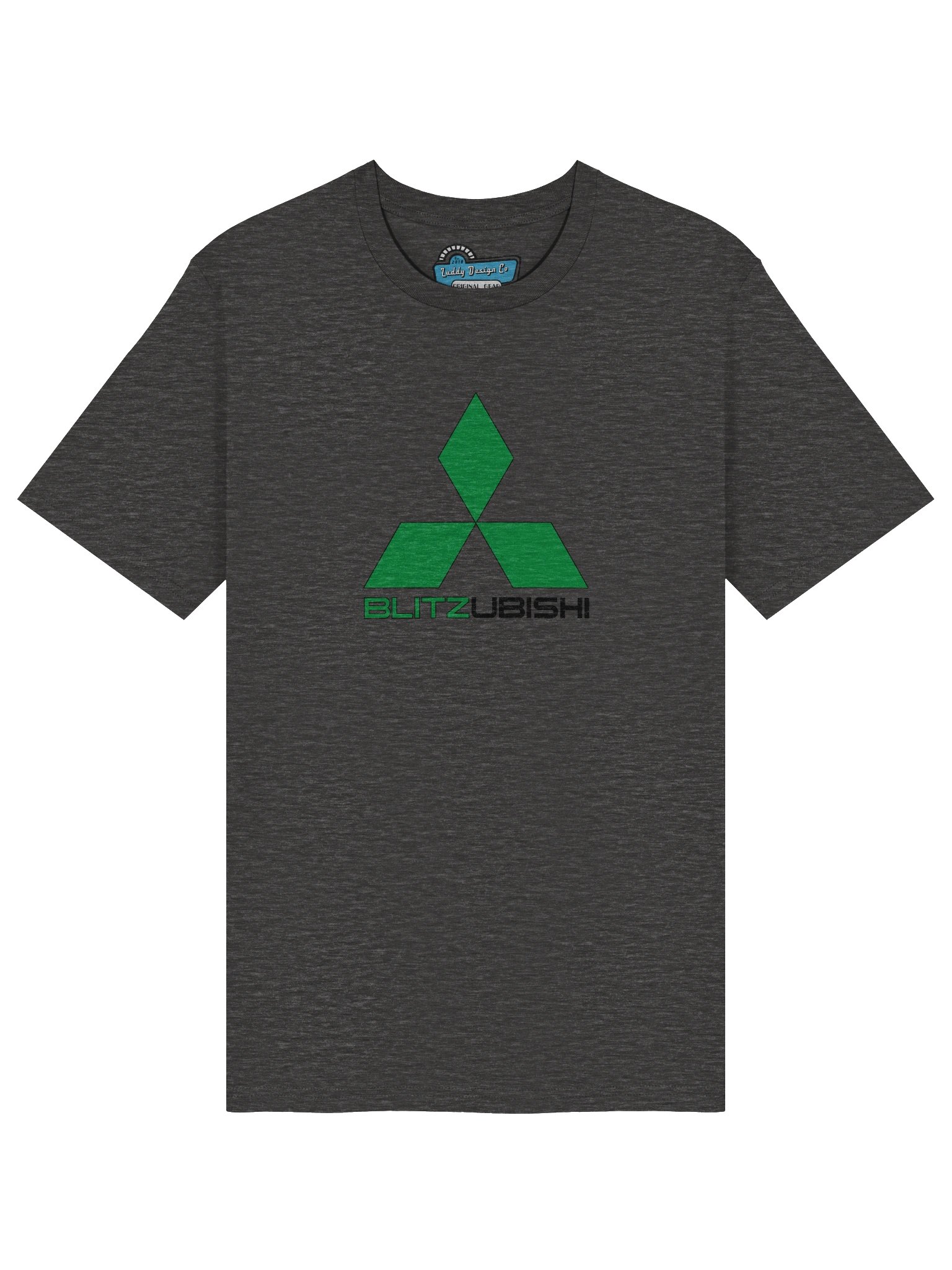 "Blitsubishi" Vintage Parody Logo Organic Tee product image (18)