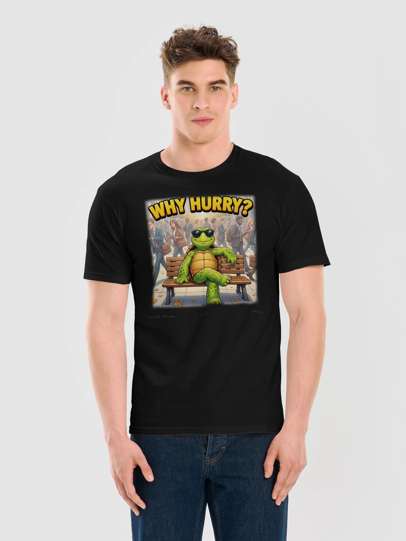 WHY HURRY? — Gildan 64000 Softstyle T-Shirt product image (3)