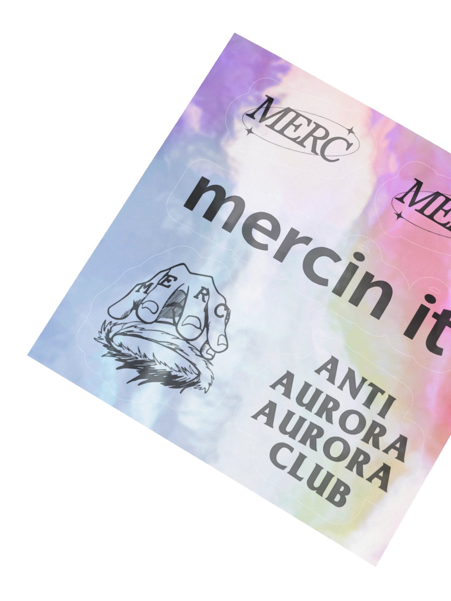 HOLOGRAPHIC MERC STICKERS product image (3)