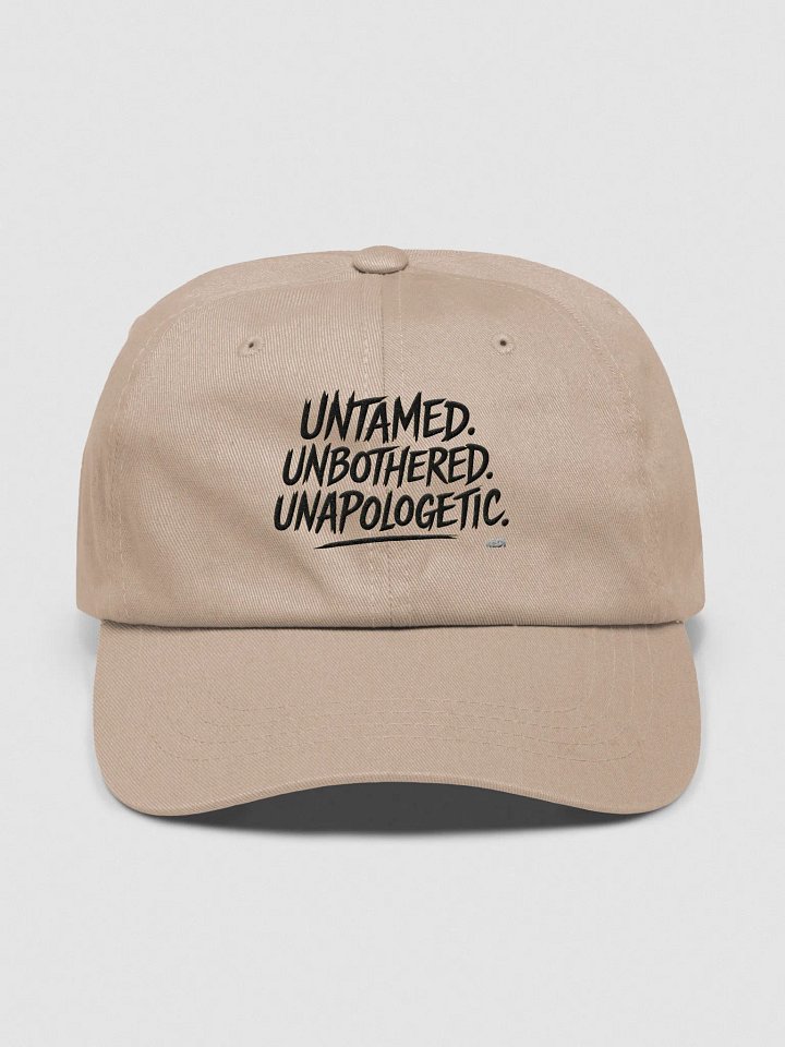 UNTAMED. UNBOTHERED. UNAPOLOGETIC. Kedi.cool Embroidered Hat product image (1)