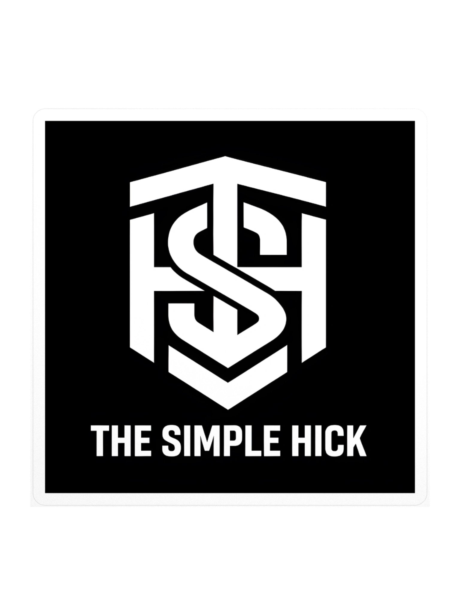 TheSimpleHick 4"x4" Vinyl Sticker product image (1)
