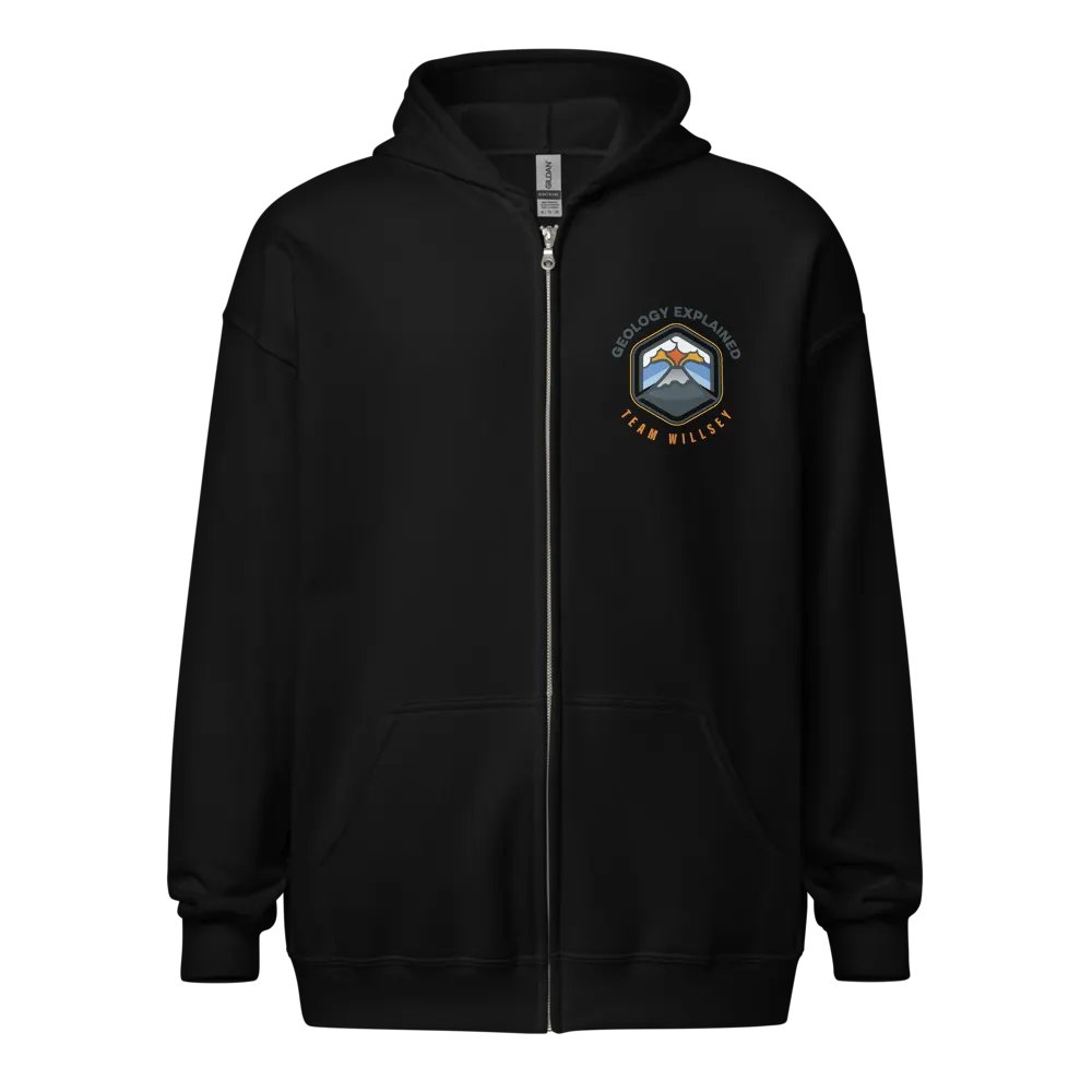 Volcanic Eruption Zip Hoodie product image (1)
