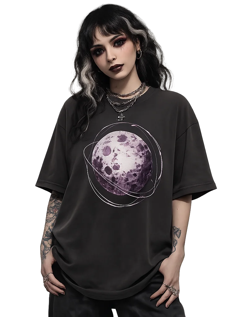 Luna Orbita // The Cosmic Ring Heavyweight Tee product image (1)