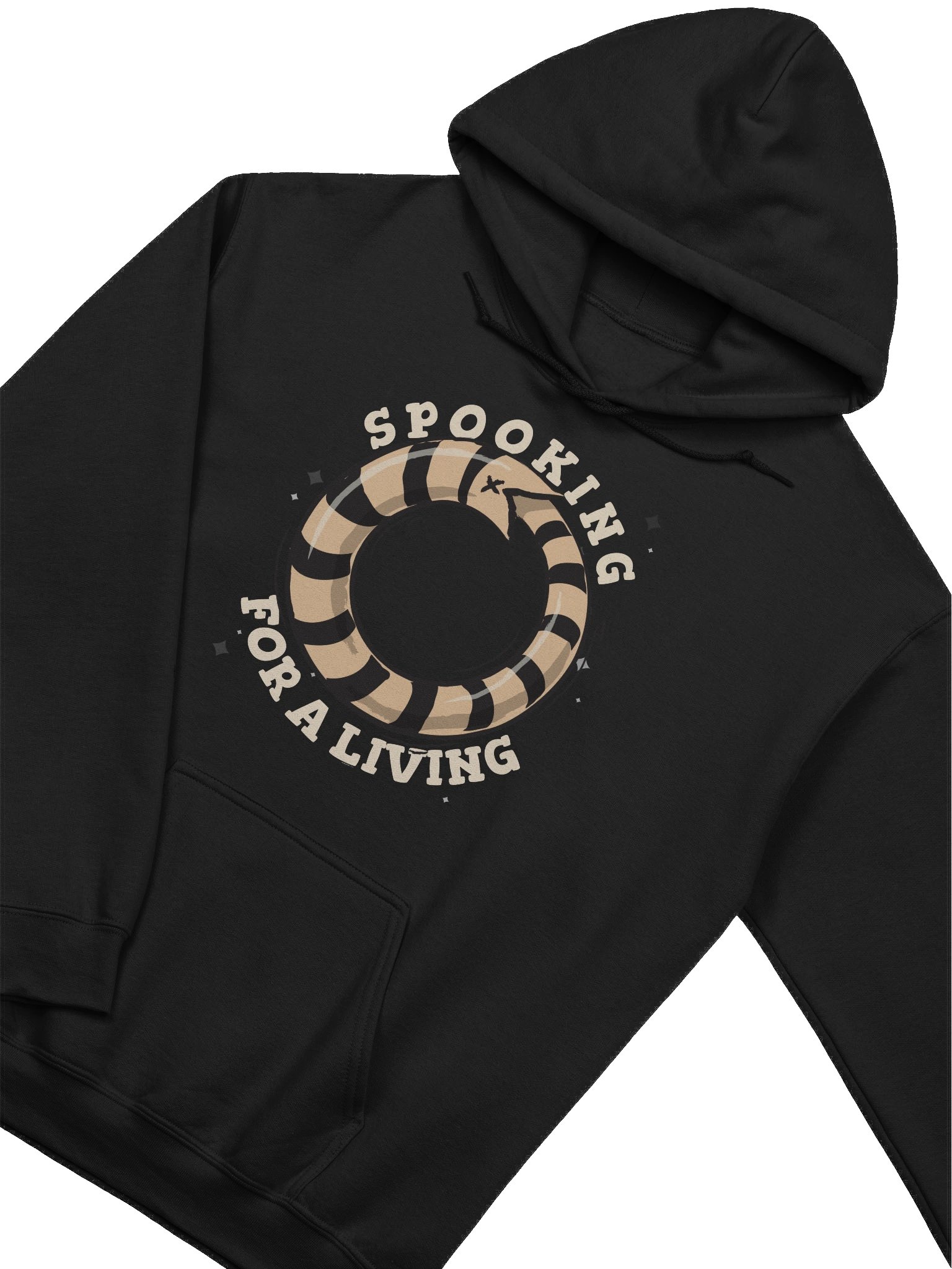 [UM Designs] Spooking For A Living - Unisex Pullover Graphic Hoodie product image (3)