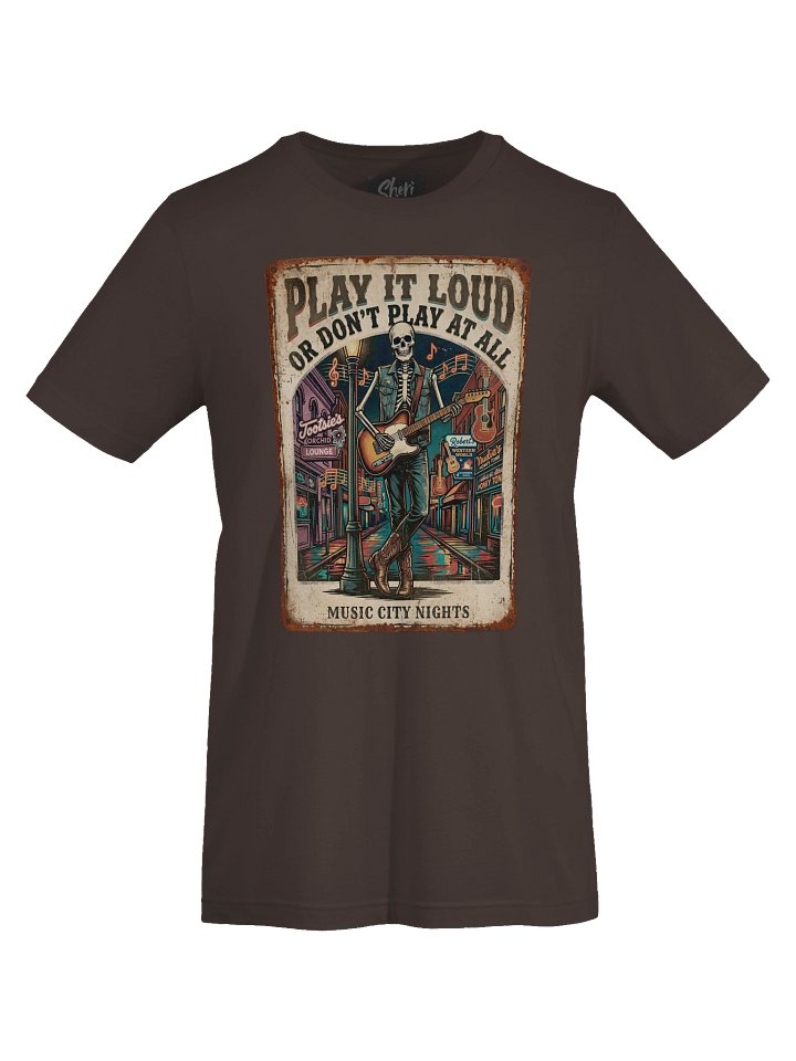 Play It Loud Or Don't Play At All - V1 Tee product image (1)