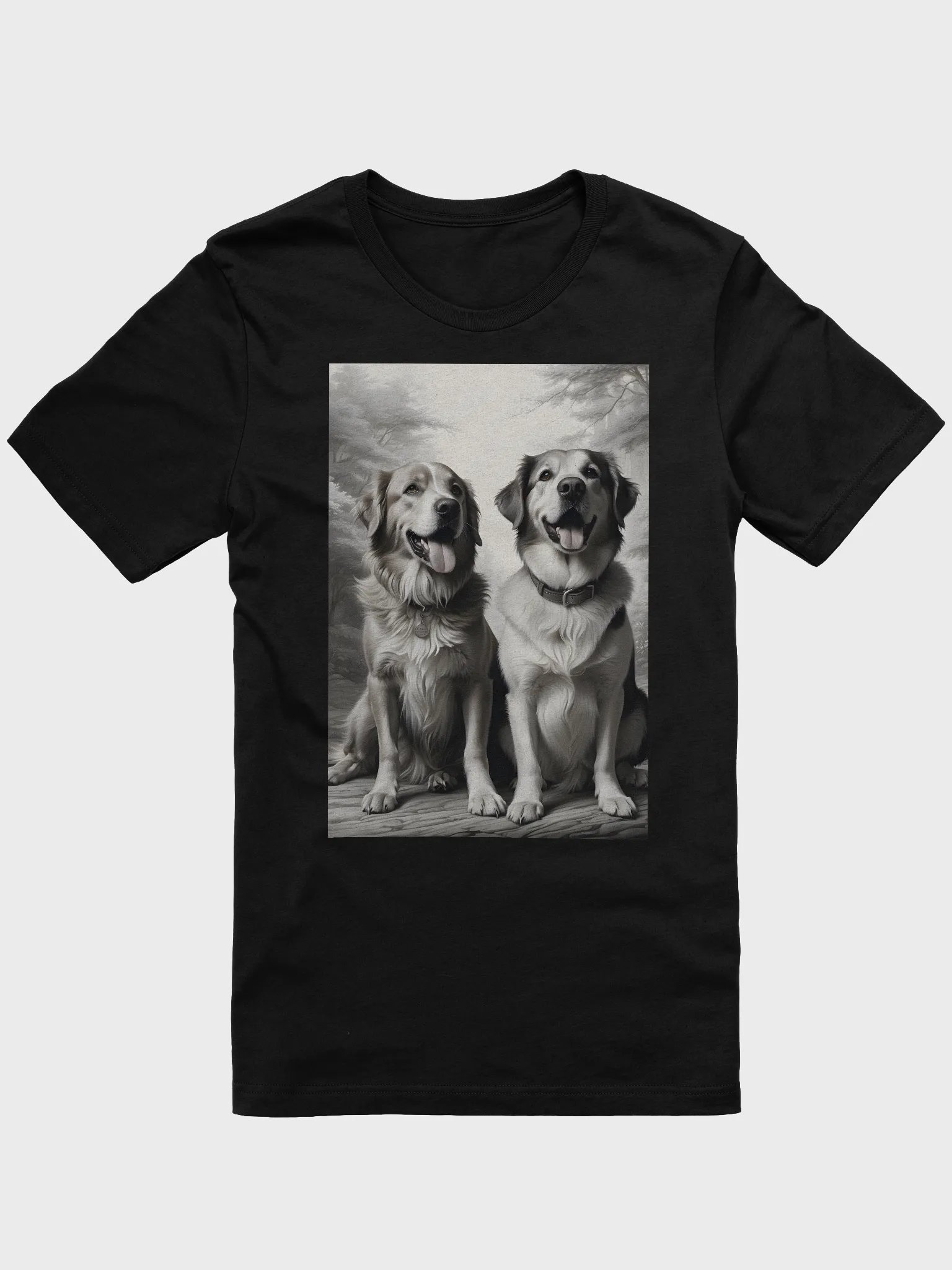 Dynamic Duo Dogs Graphic Tee product image (1)