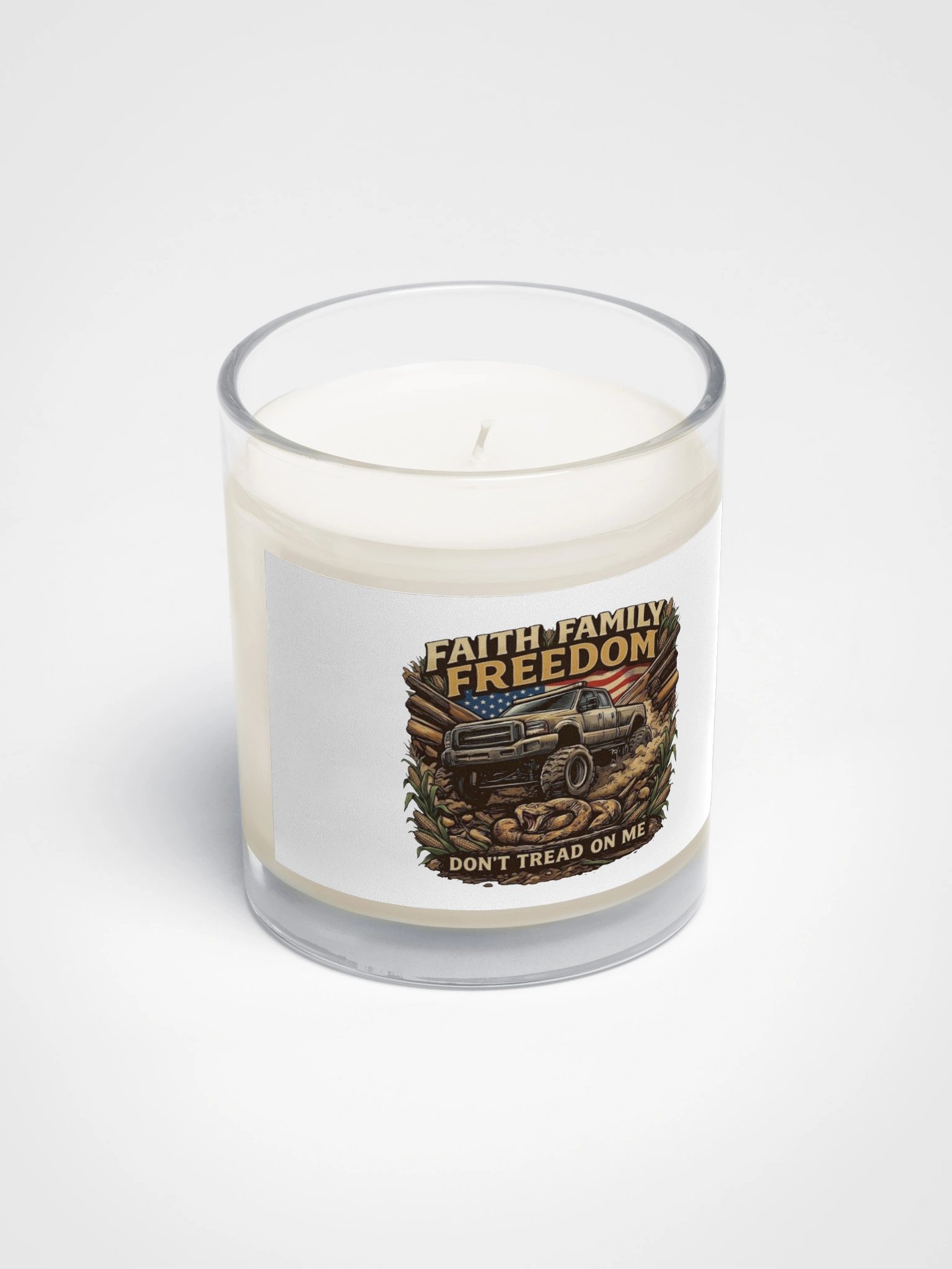 Faith Family Freedom Emblem Candle product image (2)