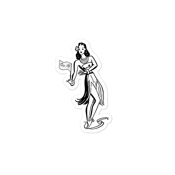 Hula Girl Decal product image (2)