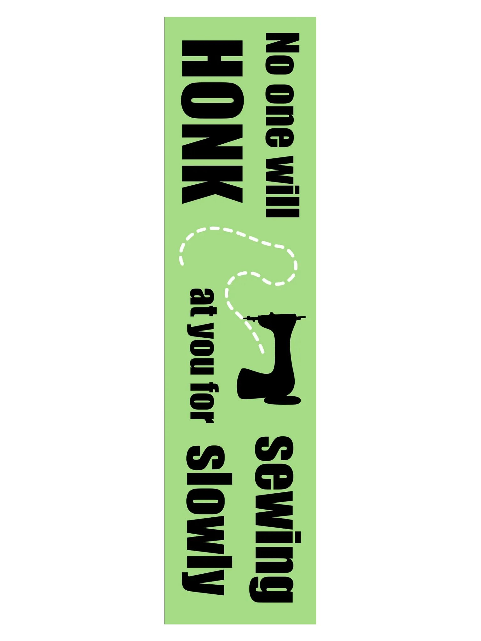 No One Will Honk Bumper Sticker product image (3)