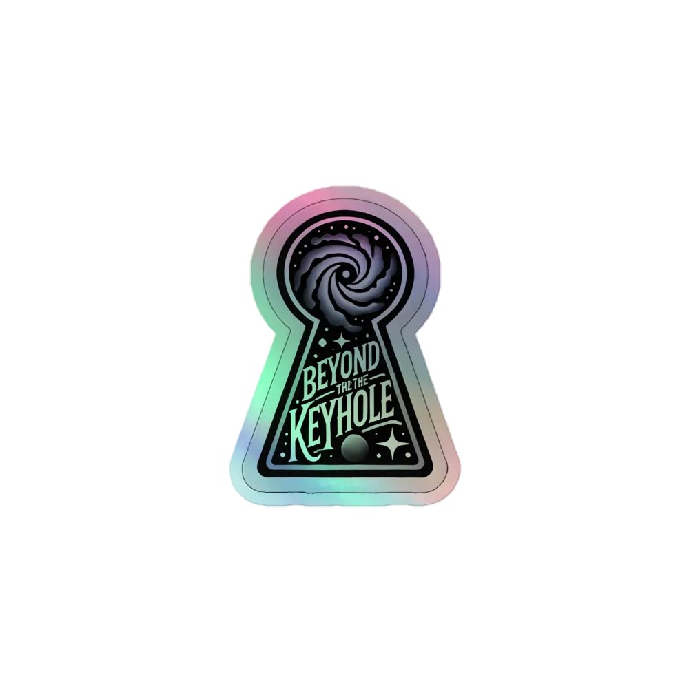 Beyond the Keyhole Holographic sticker product image (1)