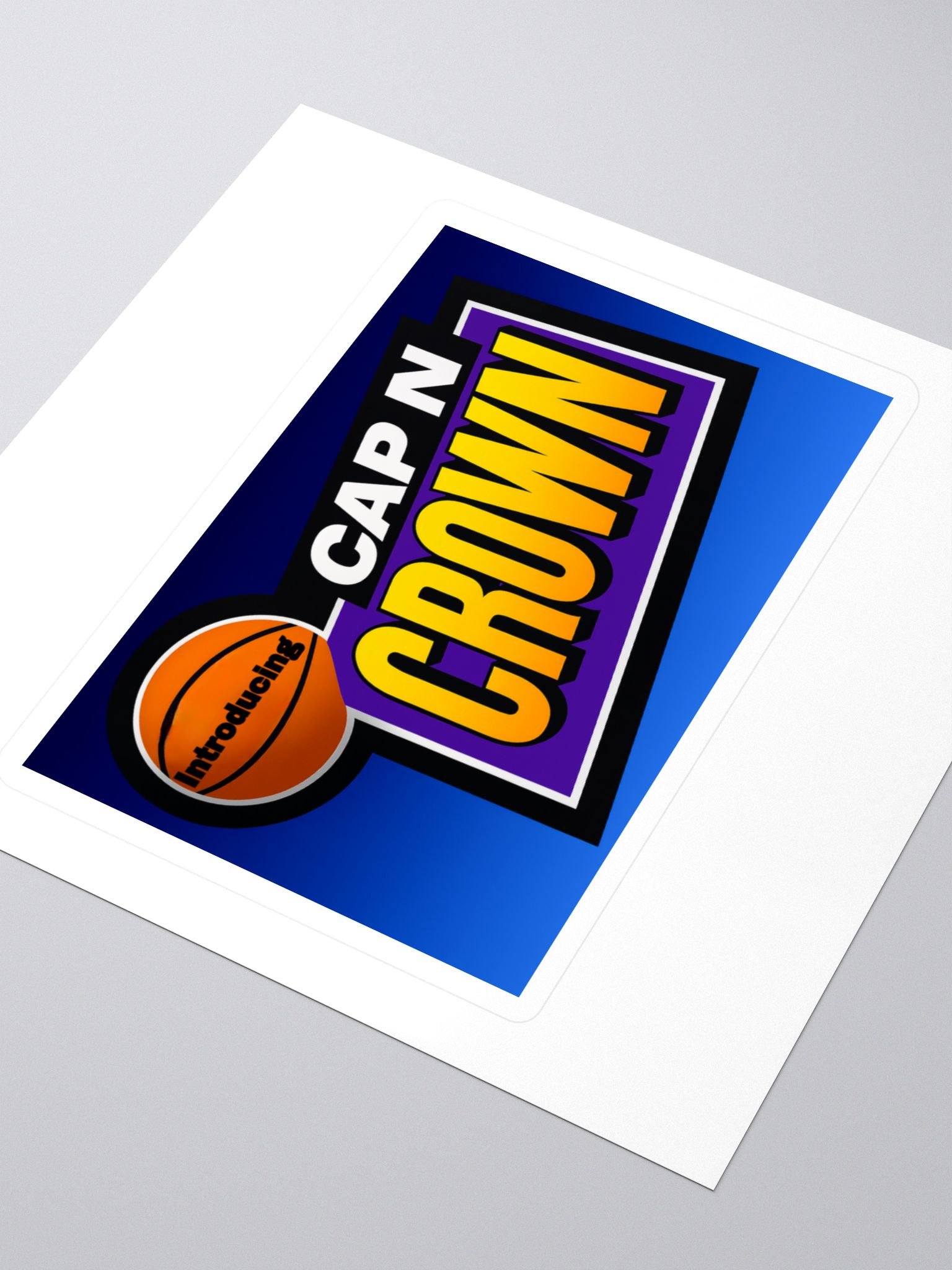 Cap N Crown Logo Sticker (NBA Inside Stuff) product image (3)