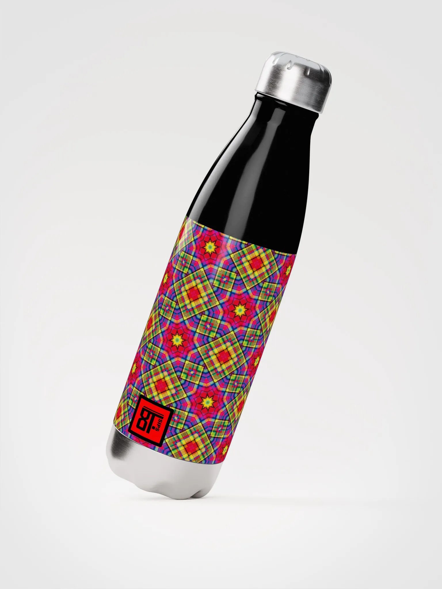 8T Sips Mosaic Stainless Steel Water Bottle product image (4)