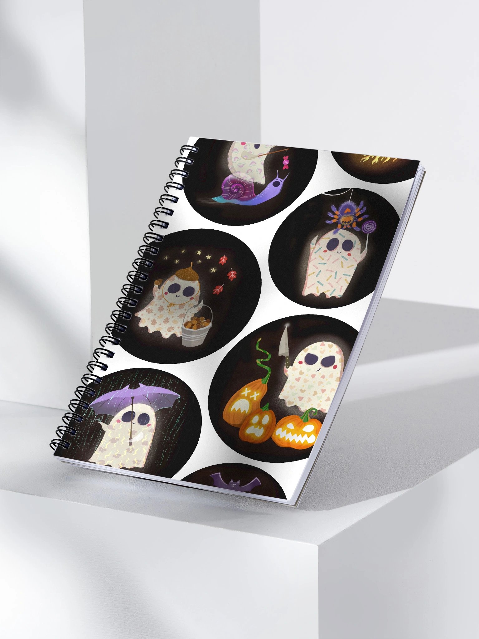 Little Ghosts Spiral Notebook product image (3)