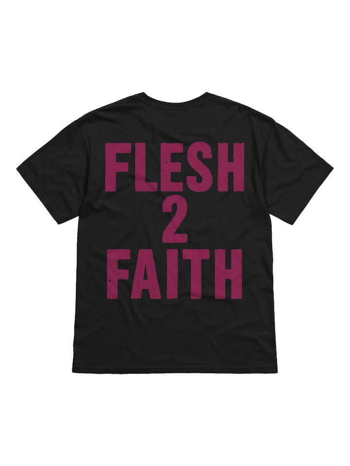 From Flesh 2 Faith — Logo Tee (Pink) product image (2)
