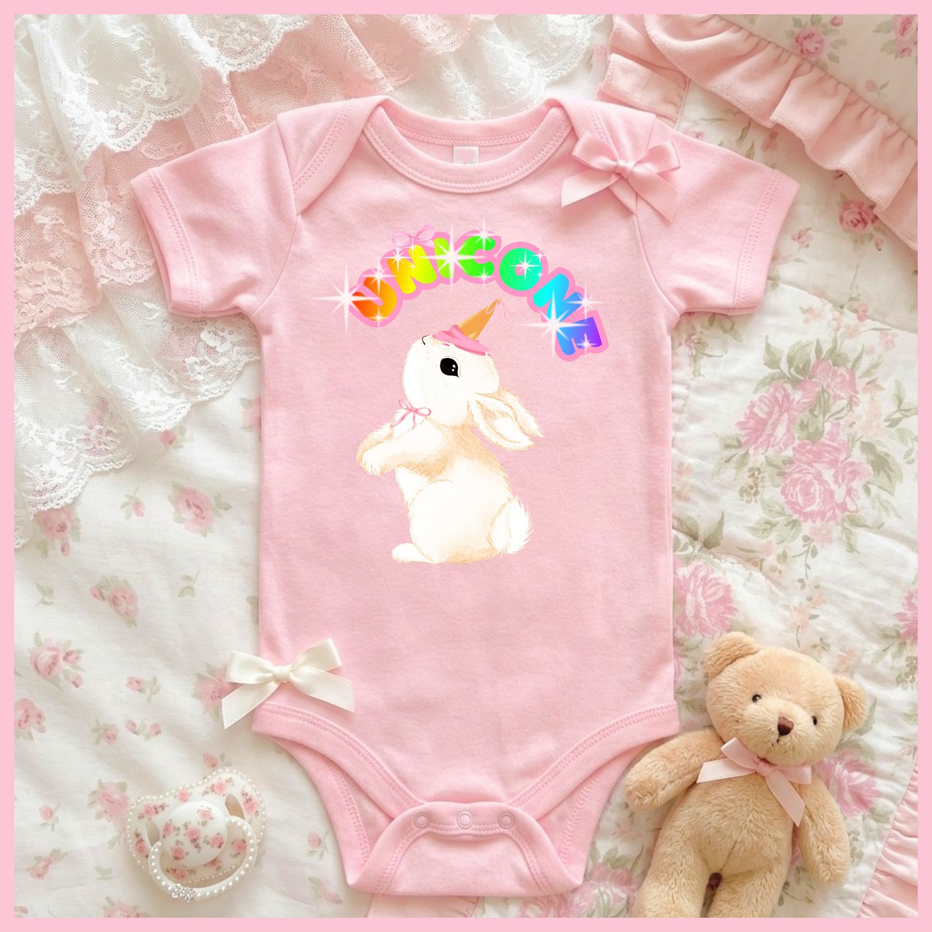 ✨UNICONE✨Super Soft🪽Onesie🩷 product image (1)