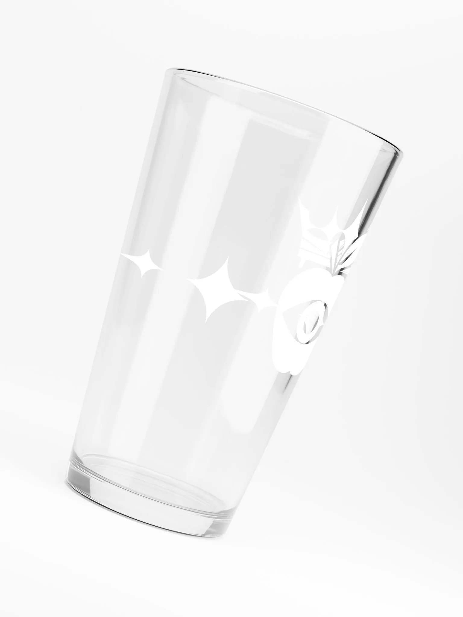 Crowned Apple (White) ✦ Shaker Pint Glass product image (6)