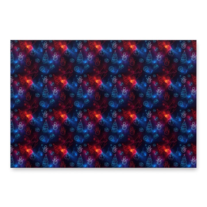 Ibreon Esports Holiday Wrapping Paper - Neon Nebula product image (1)