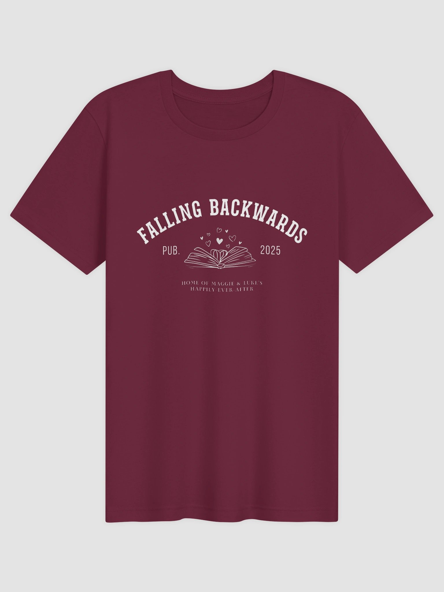 "Falling Backwards" Supersoft Tee (Title Design) product image (1)