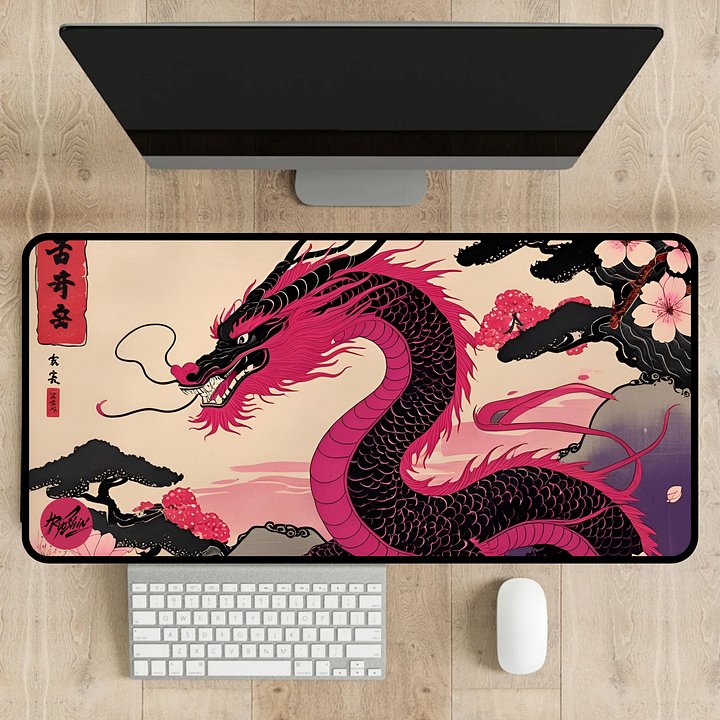 Ryoshin - Vibrant Spirit (Kassei no Tamashii), Ancient Ryū Collection, Desk Mat product image (1)
