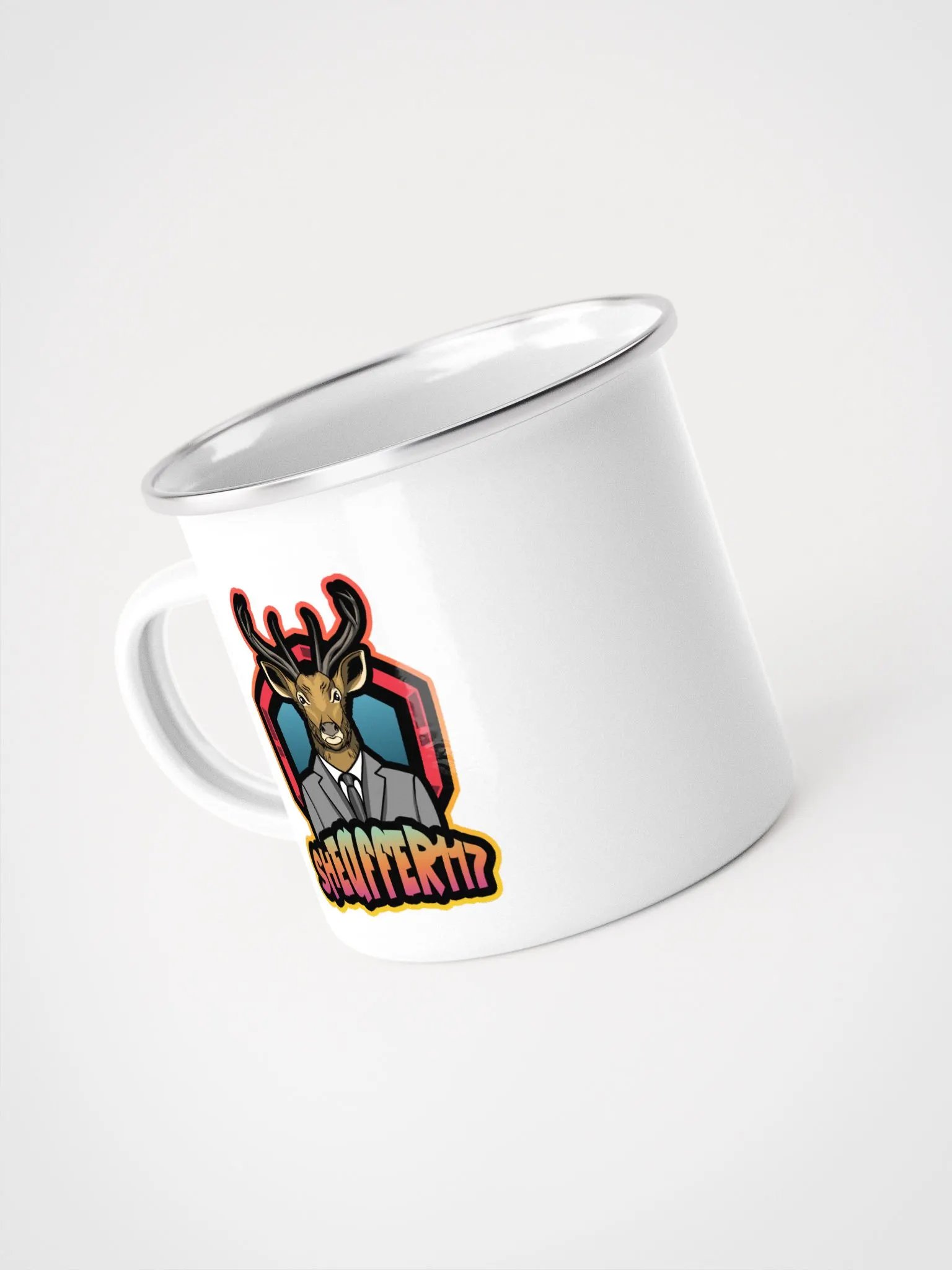 Stag & Suit Enamel Mug product image (5)