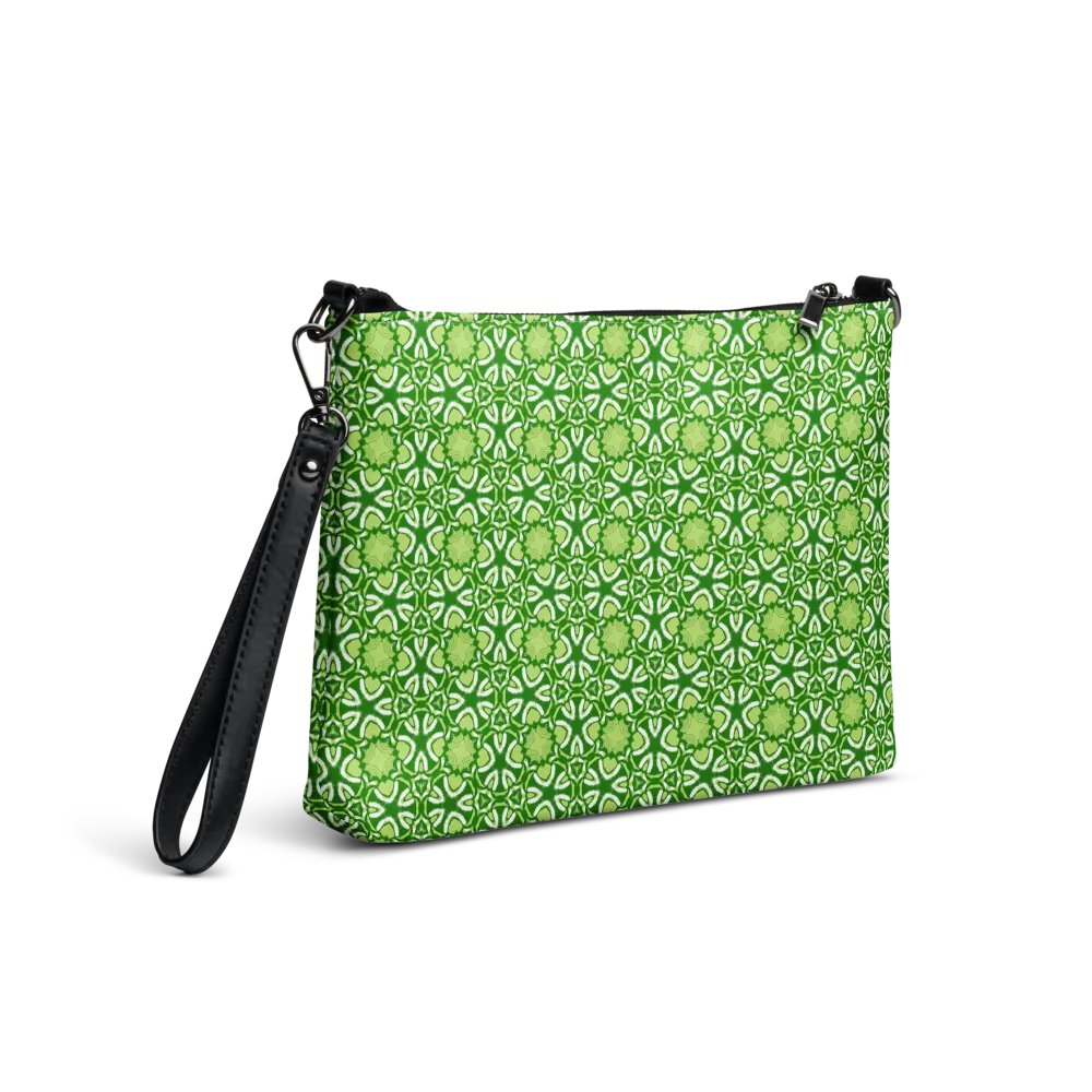 Symmetrical Green Floral Crossbody Bag product image (6)