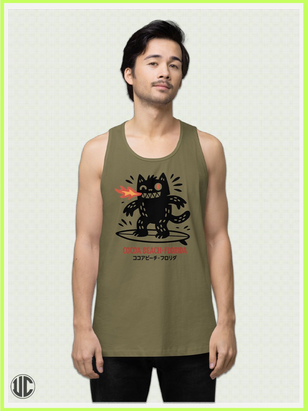 Cocoa Beach Surfer – Men’s Tank Top product image (2)