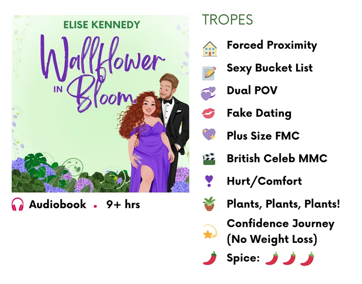 Pre-order: Wallflower in Bloom (Audiobook) product image (2)