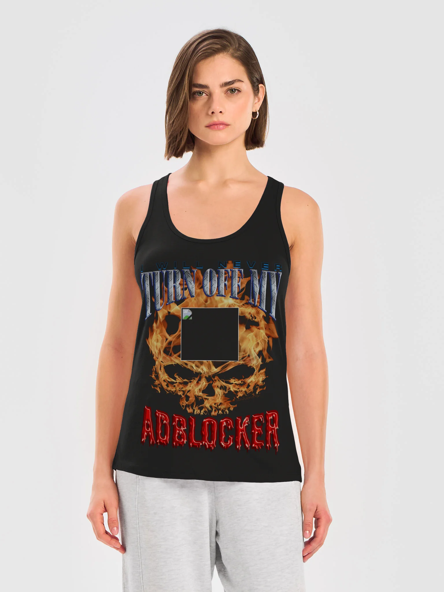 ADBLOCKER RACERBACK TANK TIOP product image (3)