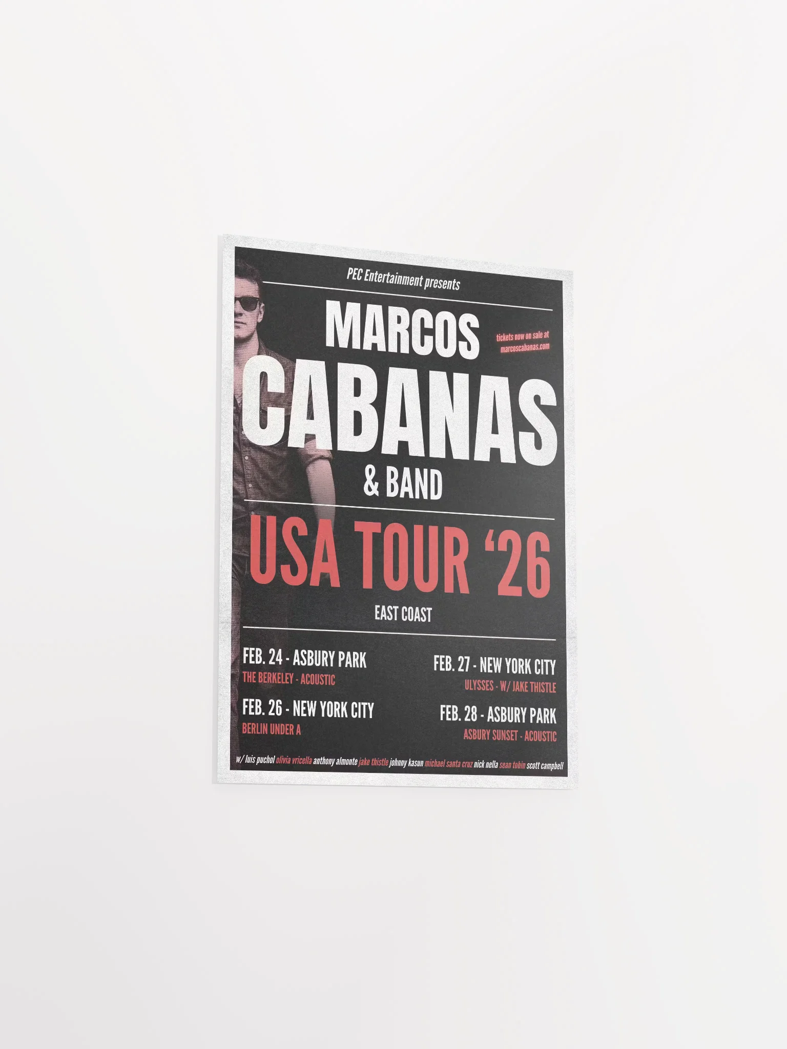 USA TOUR '26 PROMO POSTER product image (3)