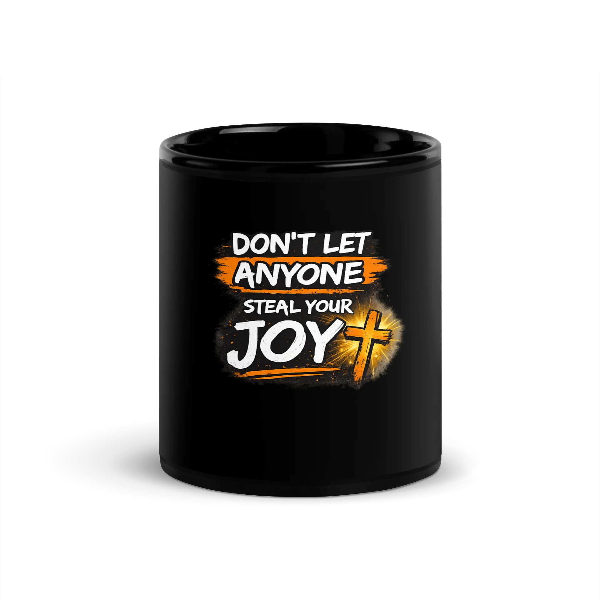 Joyful Cross Black Mug product image (4)
