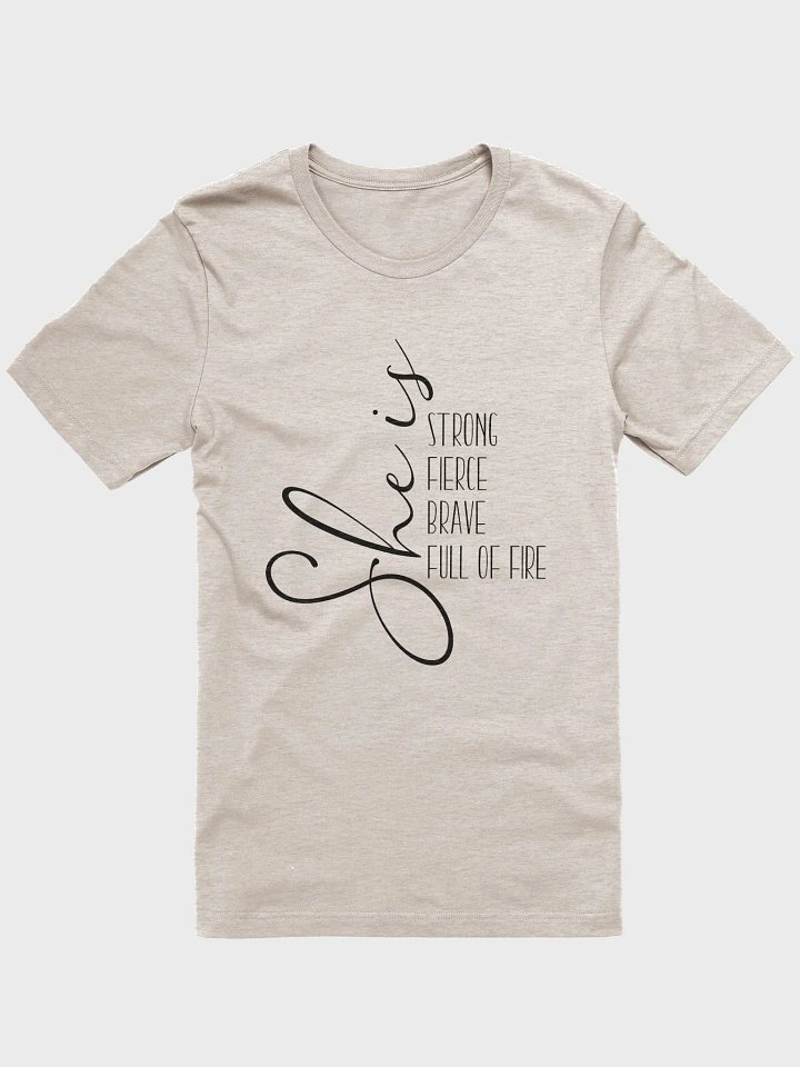 She is Strong Fierce Brave: Supersoft T-Shirt product image (36)