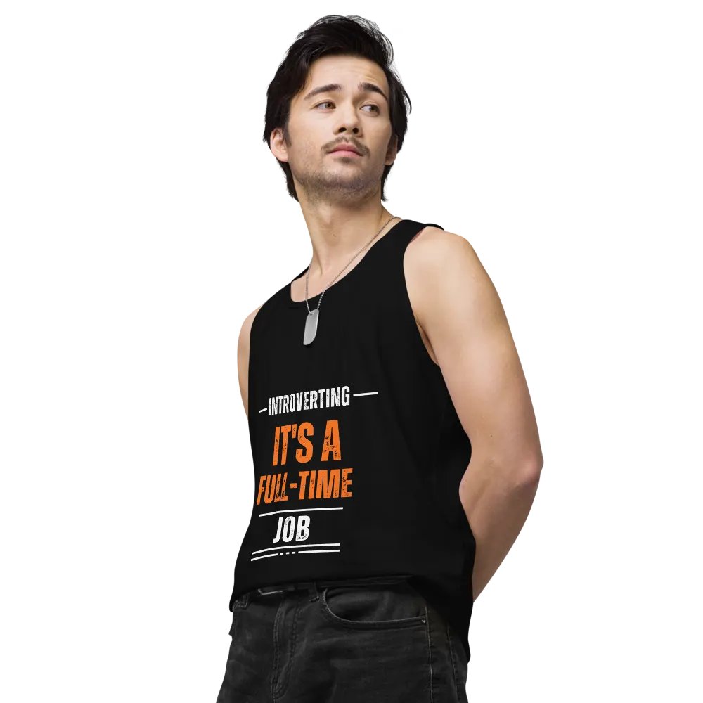 Full-Time Job Men's Tank Top product image (4)