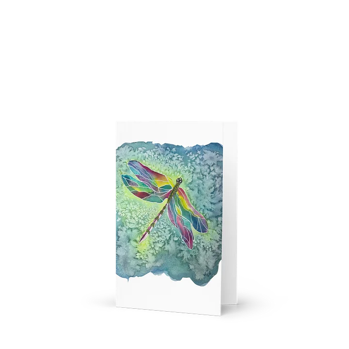 Vibrant Dragonfly Dreams Greeting Card product image (1)