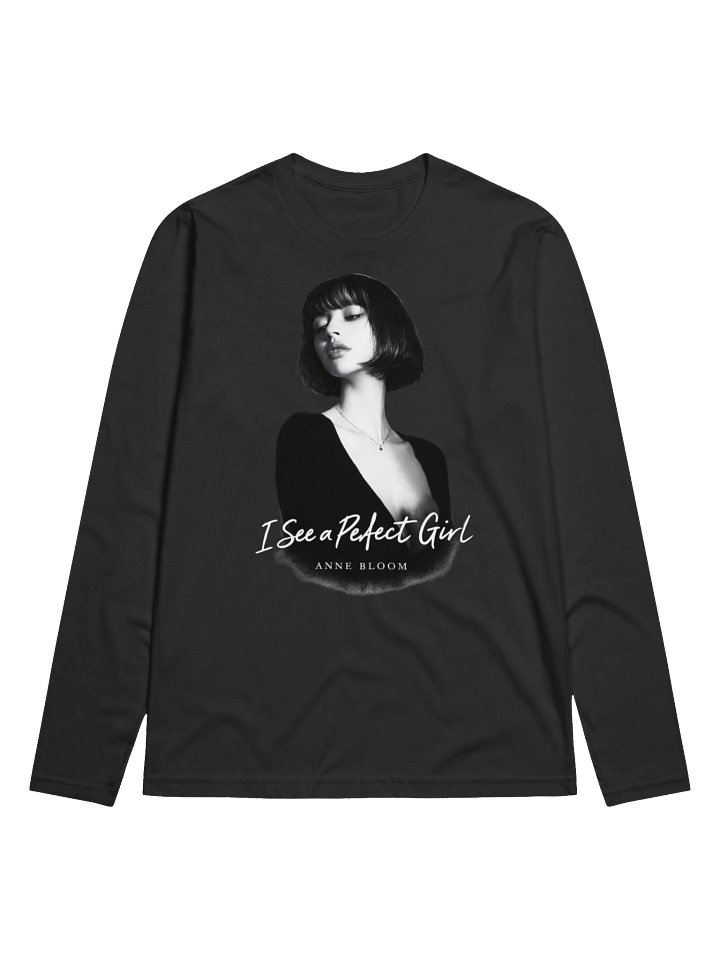 Fitted Long Sleeve Crew - I See a Perfect Girl product image (1)