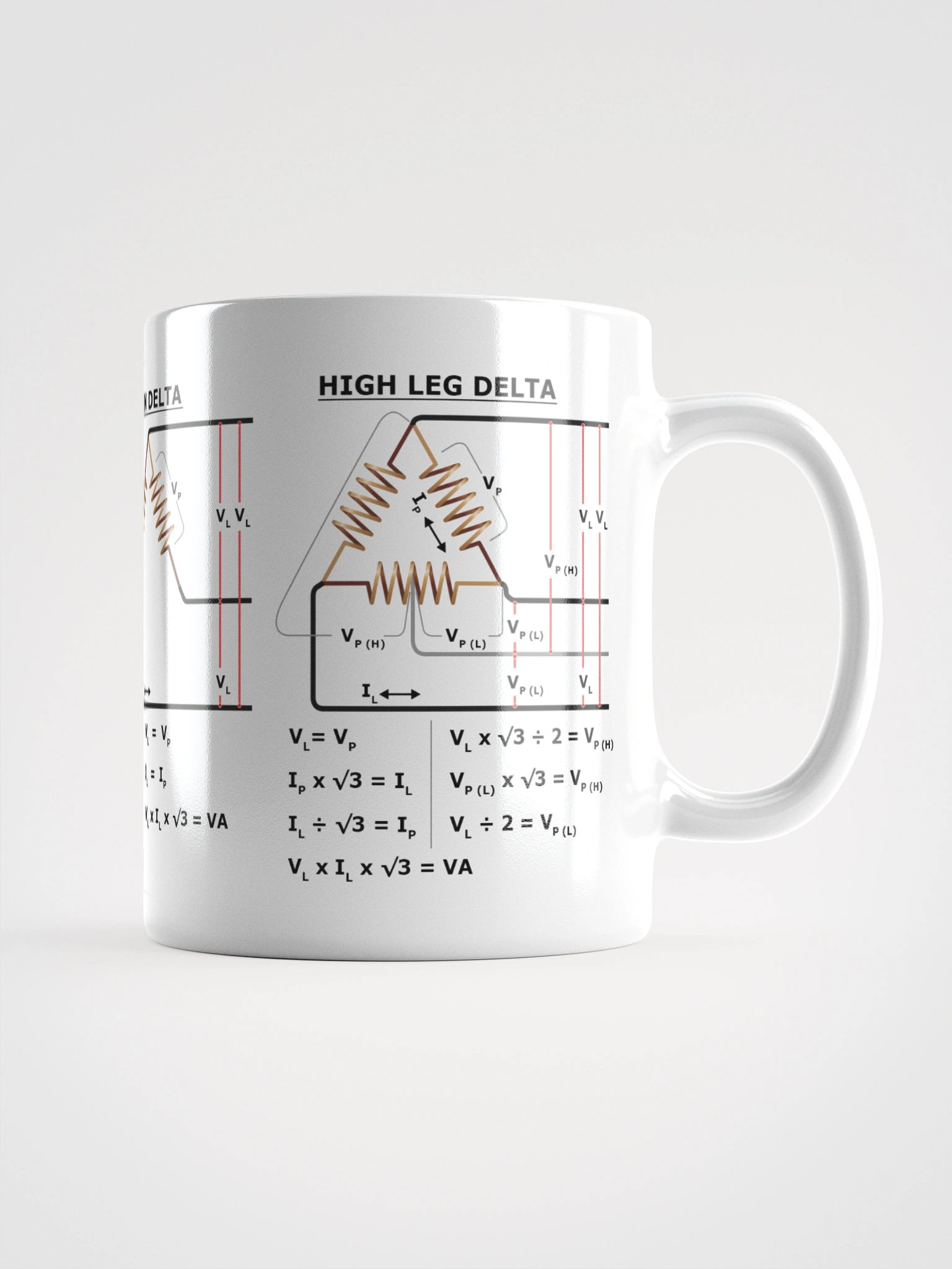 3 Phase Transformer Mug - White product image (3)
