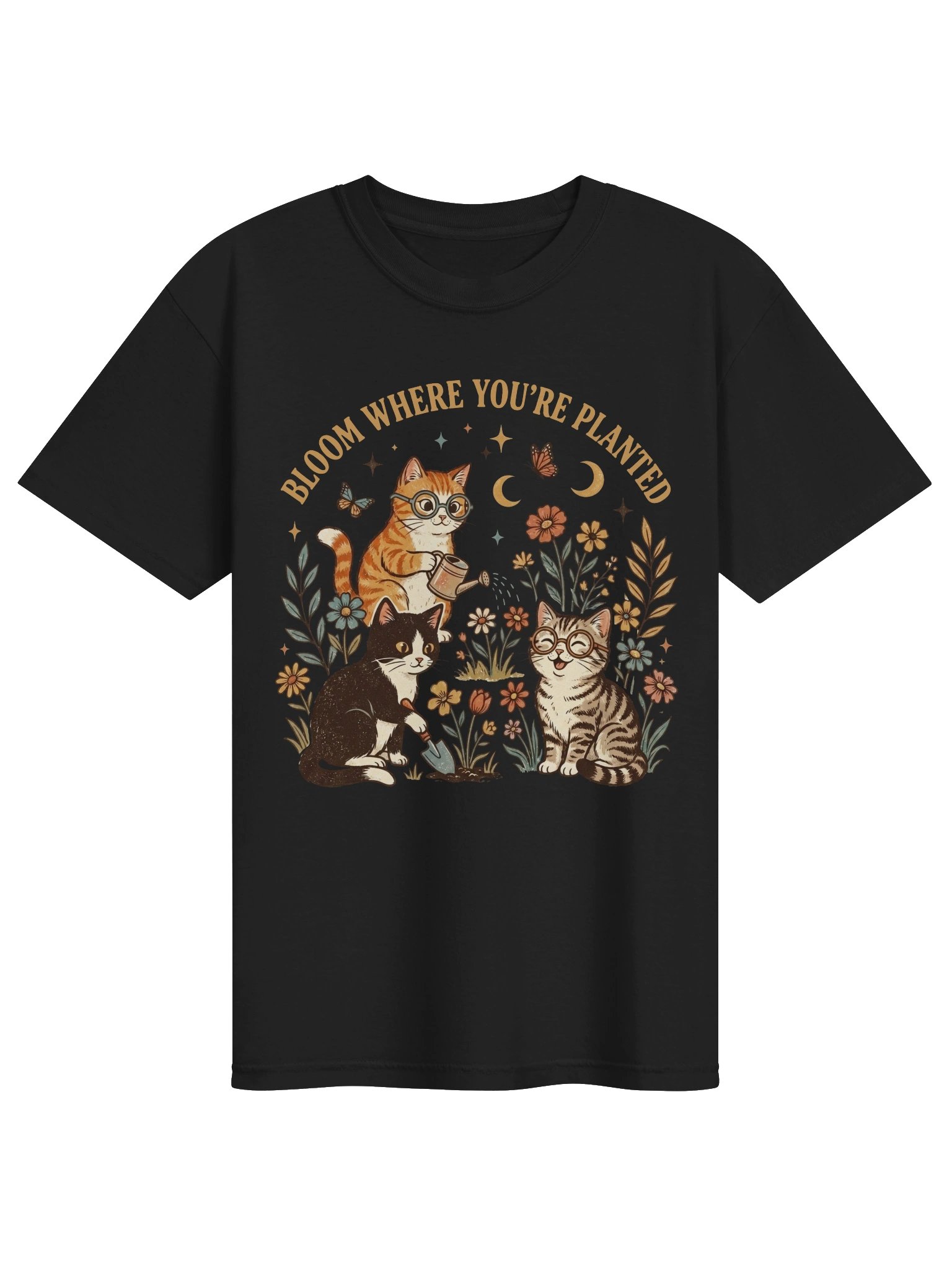 Gardening Cats T-Shirt - cats lover shirt product image (1)