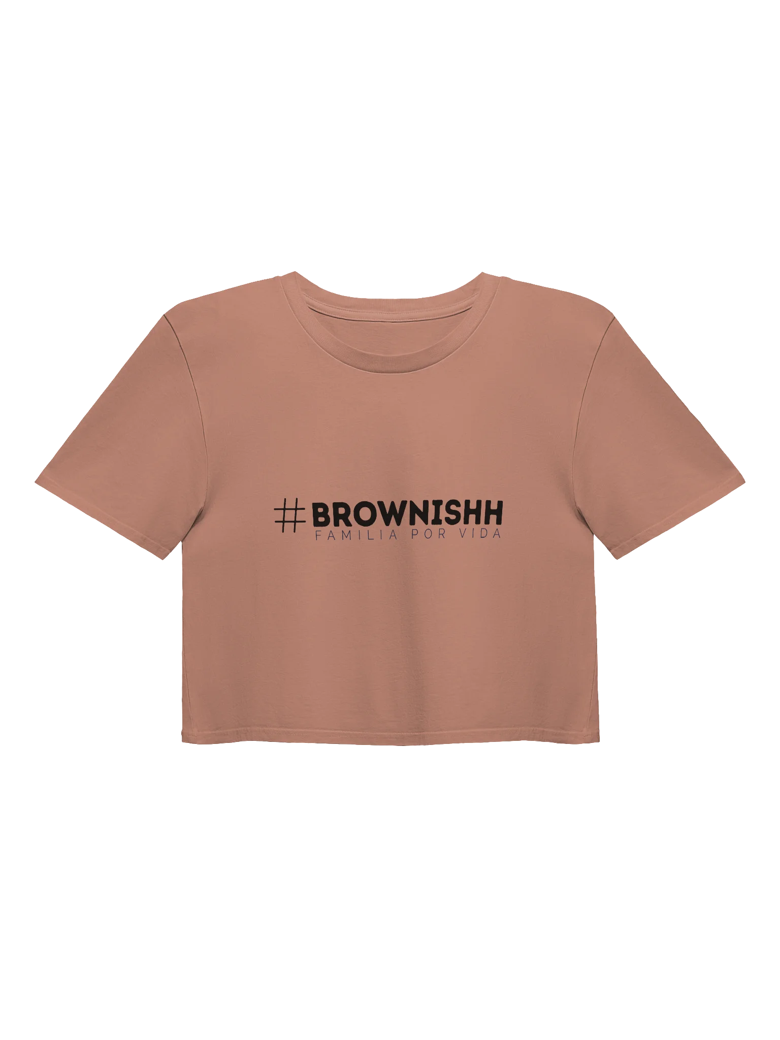 Classic Brownishh Crop Top (Tan) product image (1)